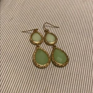 Sage green earrings